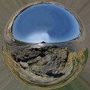 SX09055-09095 Fish eye view of St Michael's Mount from Chapel Rock.jpg